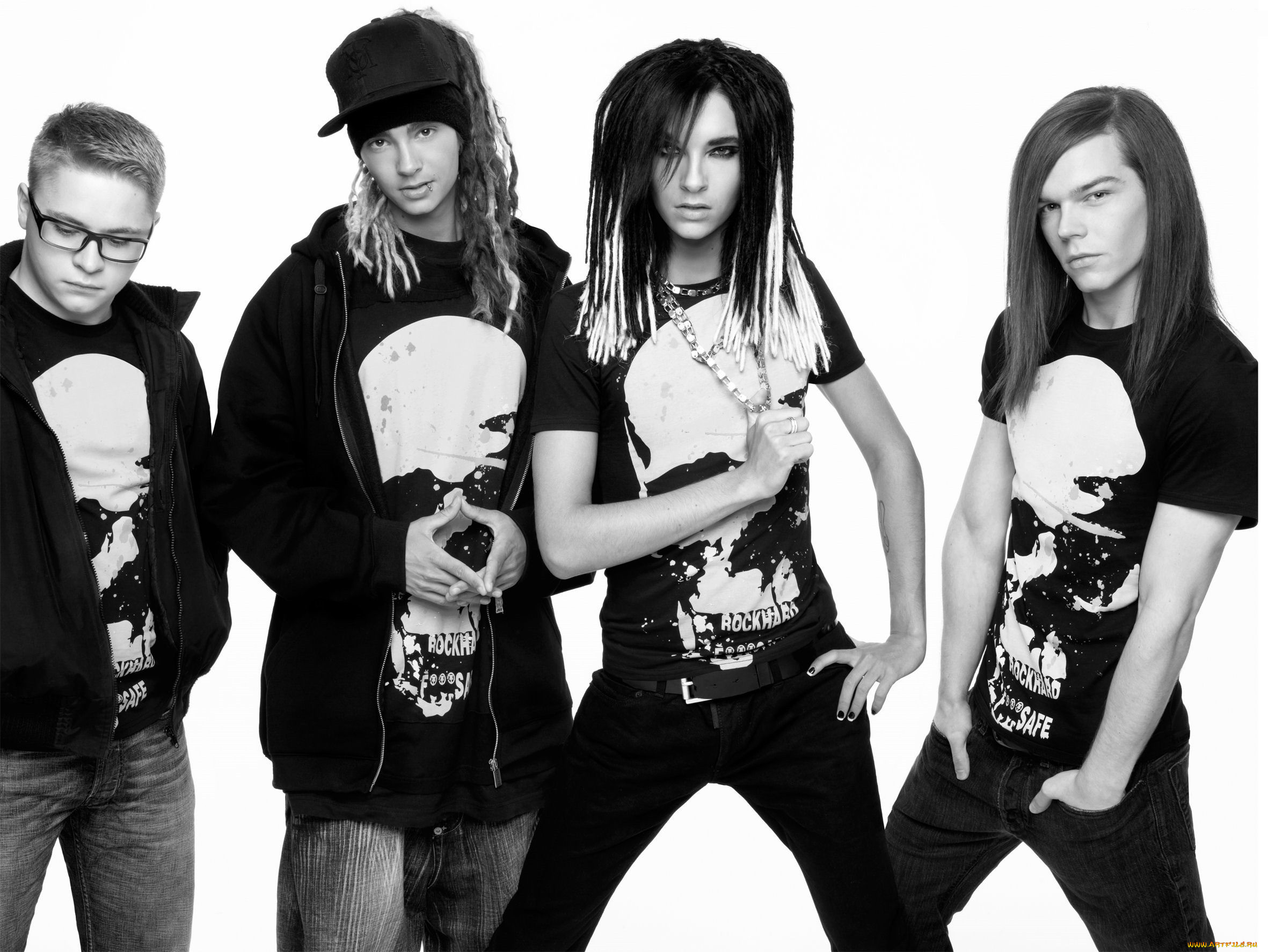 Обои Музыка Tokio Hotel, обои для рабочего стола, фотографии музыка, tokio,  hotel, георг, листинг, билл, каулитц, эмо, рок, поп, густав, шефер, том  Обои для рабочего стола, скачать обои картинки заставки на рабочий